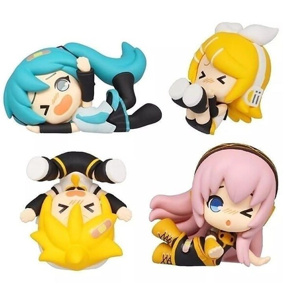 Hatsune Miku Capsule Toy  Mini Figure Complete Set Takara Tomy Suttencororin - Picture 2 of 2